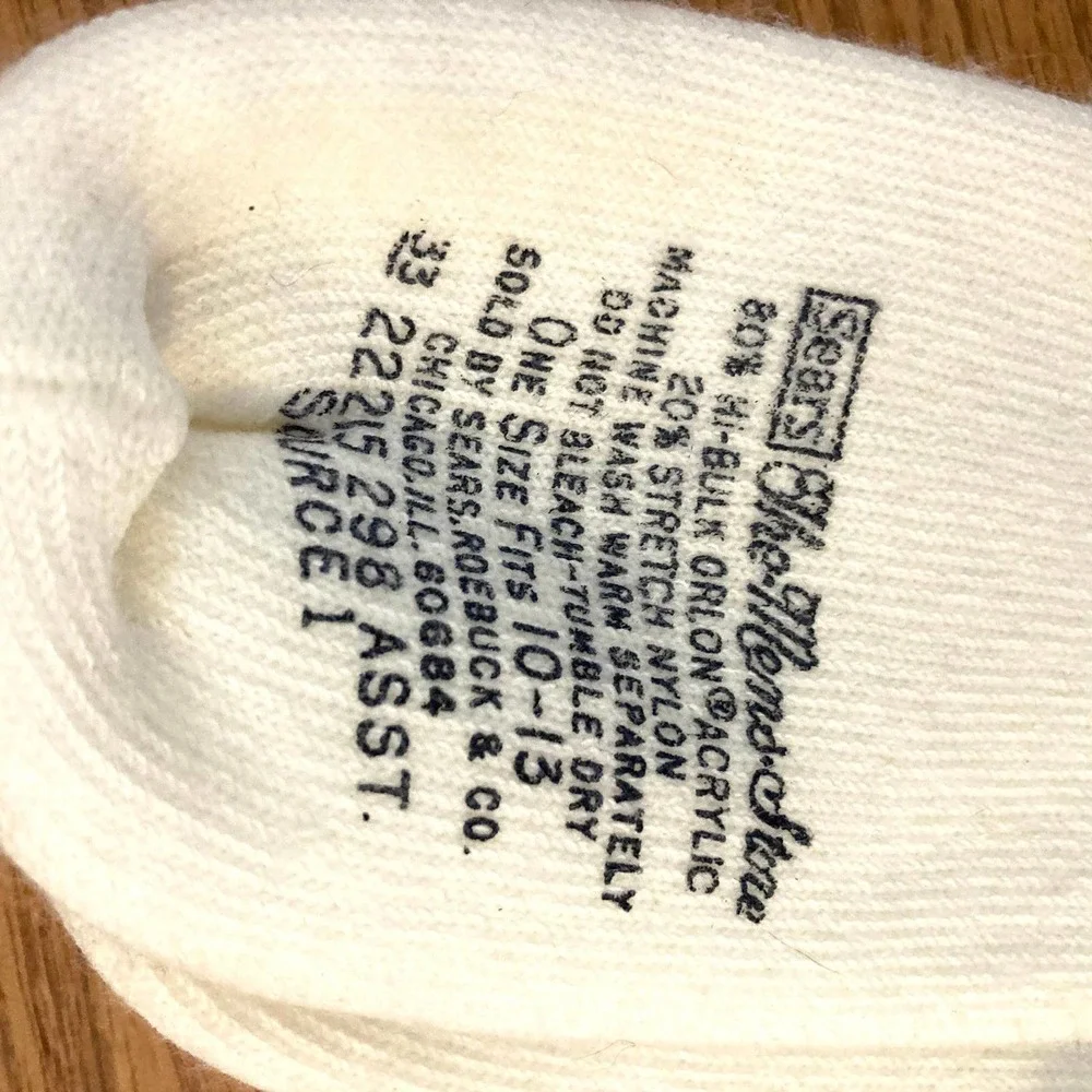 Vintage 70s Schlitz Beer Athletic Tube Socks Deadstock Large 10-13 - Picture 4 of 5